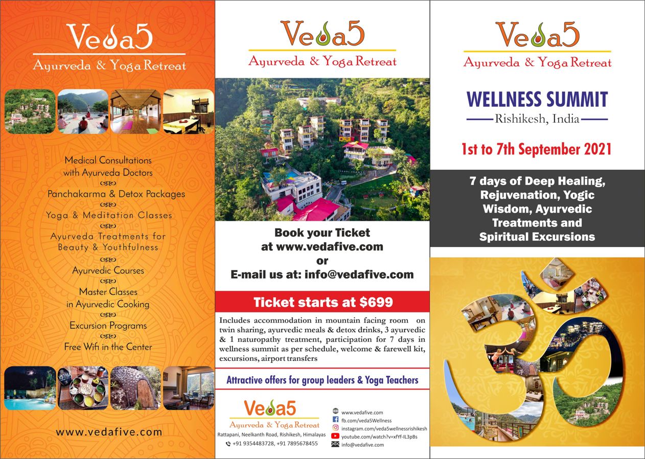 Rishikesh Ayurveda Naturopathy Yoga Spiritual Excursions Wellness Summit 2021 at Best Retreat in India