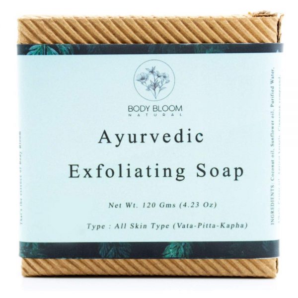Body Bloom Natural Ayurvedic Exfoliating Soap 120 Gms Ayurveda Yoga World 2