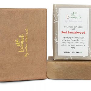 Kaumudi Luxurious Silk Soap with Red Sandalwood Ayurveda Yoga World 2