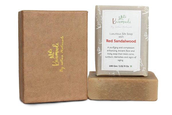 Kaumudi Luxurious Silk Soap with Red Sandalwood Ayurveda Yoga World 2