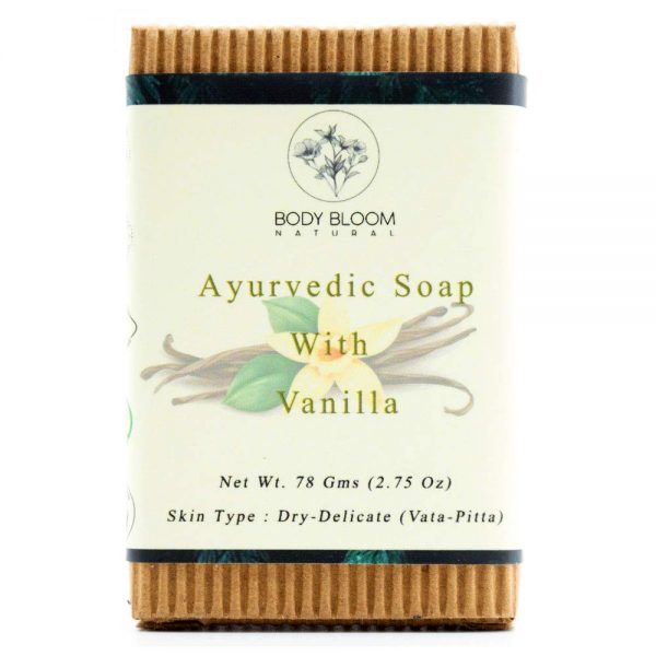 Body Bloom Natural Ayurvedic Soap With Vanilla 78 Gms Ayurveda Yoga World 3