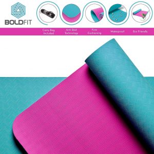 Boldfit Yoga mat for Women and Men with Cover Bag TPE Material 6mm Ayurveda Yoga World 1