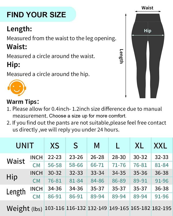 CAMBIVO Yoga Pants for Women High Waisted Womens Workout Leggings with Pockets Ayurveda Yoga World 4