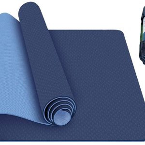 Hykes Yoga Mat for Women Men TPE Eco Friendly 6mm thickness Non Slip Classic Pro Exercise Mat for Home Workout Ayurveda Yoga World 1
