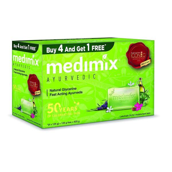 Medimix Ayurvedic Natural Glycerine Bathing Bar 125 g 4 1 Offer Pack Ayurveda Yoga World 1