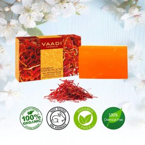 Vaadi Herbals Value Luxurious Saffron Skin Whitening Therapy Soap 75g Ayurveda Yoga World 1