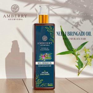 Amberry Ayurveda Neelibringadi Intensive Hair Treament and Hair Repair oil 200ml Ayurveda Yoga World 1