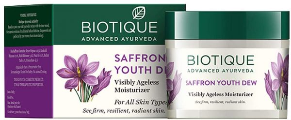 Biotique Bio Saffron Dew Youthful Nourishing Day Cream For All Skin Types 50G Ayurveda Yoga World 3