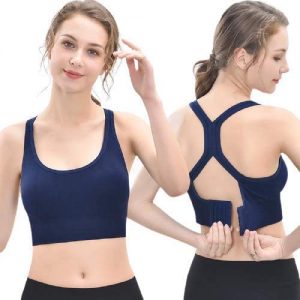 Fashiol Sports Bra for Women Wirefree Padded Sports Bra Support Yoga Bra Running Workout Tank Tops Size 38 Till 40 Pack of 1 Ayurveda Yoga World 1
