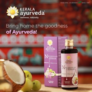 Kerala Ayurveda Neelibringadi Keram 200 Ml for Hair Kumkumadi Oil 10 Ml for Face Ayurveda Yoga World 1