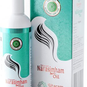 Sitaram Narasimham Herbal Ayurvedic Oil 100ml Reduces Damages and Ageing of Hair and Premature Greying Ayurveda Yoga World 1