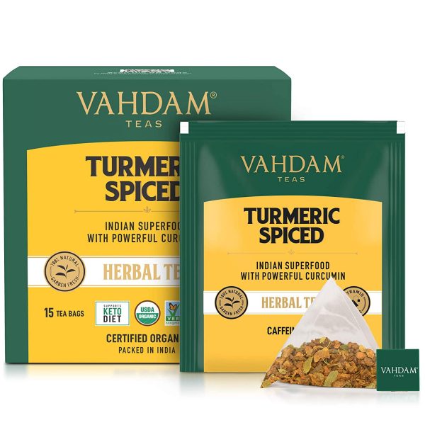 VAHDAM Organic Spiced Turmeric Tea Ayurveda Yoga World 2