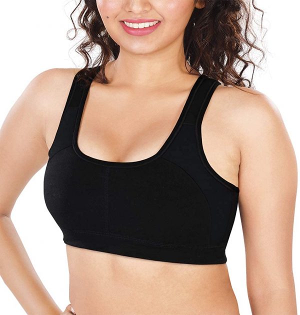 dermawear Womens Nylon Spandex Padded Non Wired Sports Bra Ayurveda Yoga World 2