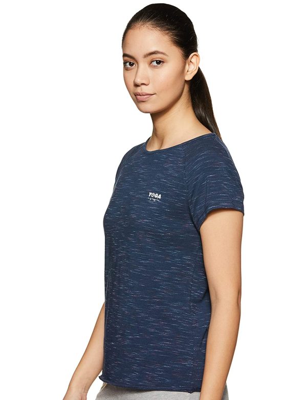 Ayurveda Yoga World Van Heusen Proactive Women Yoga T Shirt Cotton Spandex Polyester 3