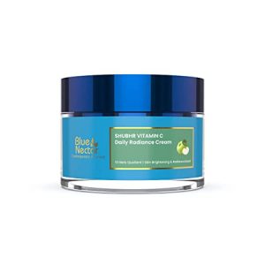 Ayurveda Yoga World Blue Nectar Natural Vitamin C Face Cream for Glowing Skin Dark Spot Removal Cream 1