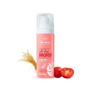 Ayurveda Yoga World Nat Habit Fresh Whipped Tomato Vetiver All Day Face Malai Cream 1