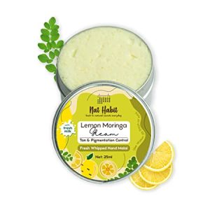 Ayurveda Yoga World Nat Habit Lemon Moringa Fresh Whipped Hand Malai Cream for Tan Pigmentation Control 100 Natural 25ml 1