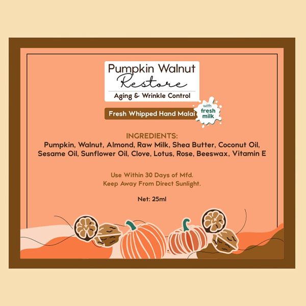 Ayurveda Yoga World Nat Habit Pumpkin Walnut Fresh Whipped Hand Malai 3