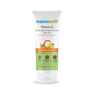 Ayurveda Yoga world Mamaearth Vitamin C Daily Glow Face Cream With Vitamin C Turmeric For Skin Illumination 80 G 2
